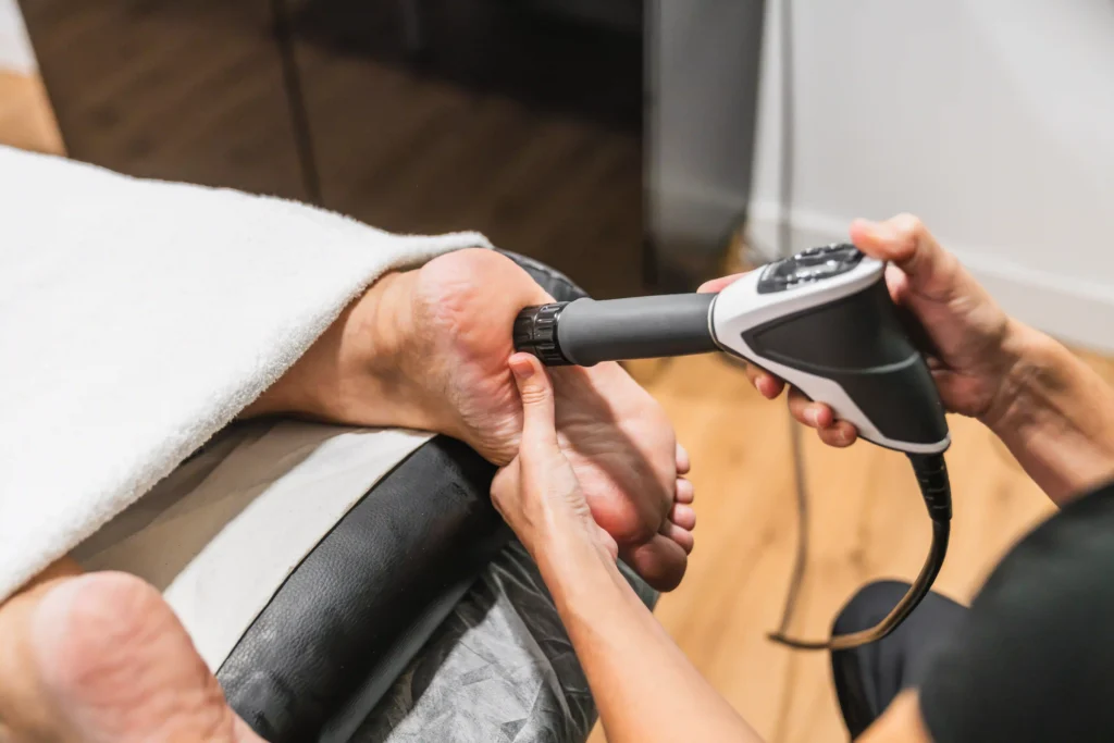 Shockwave therapy for plantar fasciitis treatment